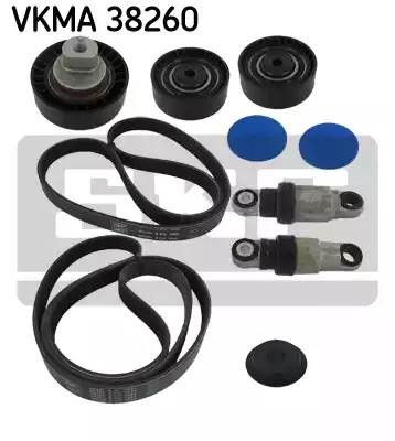 Поликлиновой ременный комплект VKMA 38260 SKF