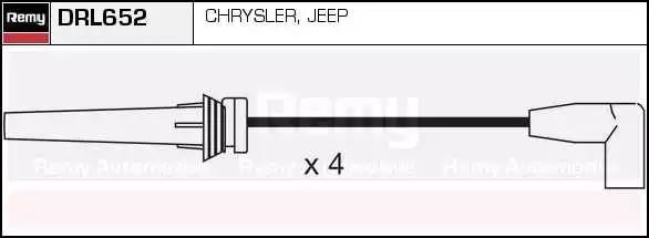 Ккомплект проводов зажигания DRL652 DELCO REMY