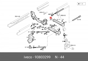 Буфер, амортизация 93803299 IVECO