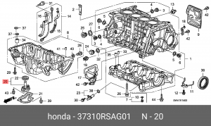 Датчик уровня масла 37310RSAG01 HONDA