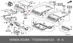 Деталь 77202SDAA01ZA HONDA