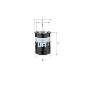 Масляный фильтр 23.121.00 UFI