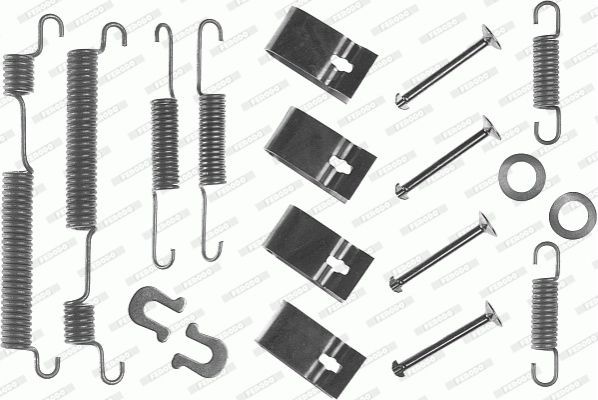 Комплектующие, тормозная колодка FBA42 FERODO