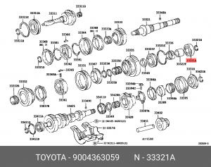 Деталь 90043-63059 DAIHATSU