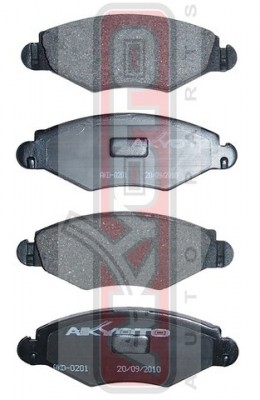 Колодки тормозные дисковые AKD-0201 AKYOTO