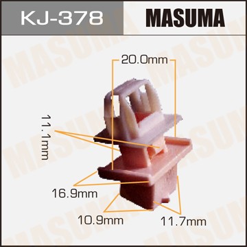 Клипса крепежная KJ378 MASUMA