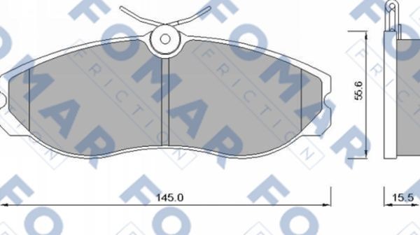 Колодки тормозные дисковые 51624081 ROULUNDS BRAKING