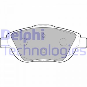 Колодки тормозные дисковые LP2164 DELPHI