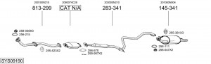 Выпускной трубопровод 853829 BOSAL