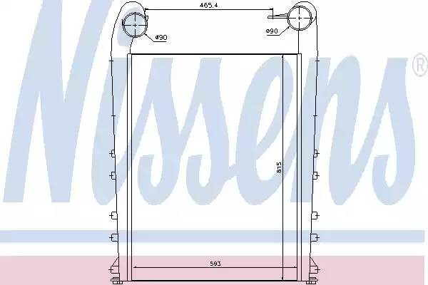 Интеркулер 97058 NISSENS