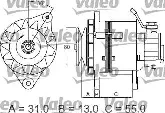 Генератор 437148 VALEO PHC