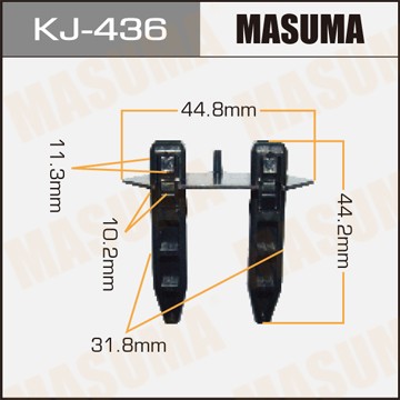 Клипса крепежная KJ436 MASUMA