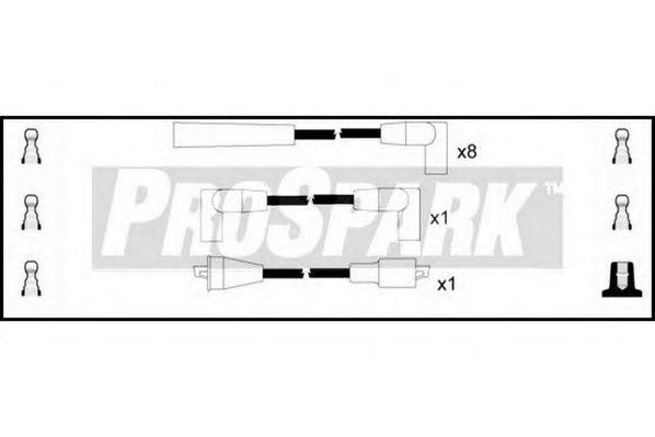 Ккомплект проводов зажигания OES268 STANDARD