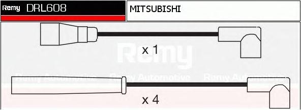 Ккомплект проводов зажигания DRL608 DELCO REMY
