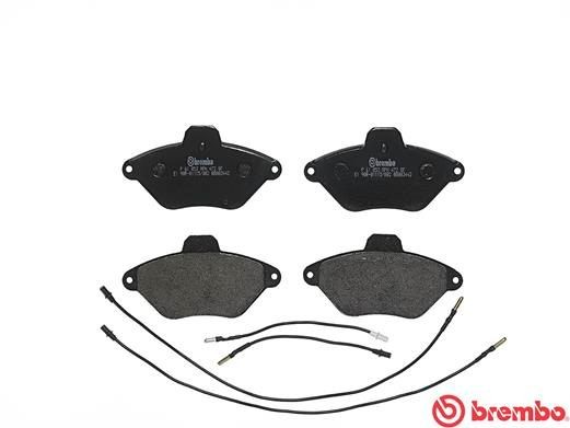 Комплект тормозных колодок, диско P61053 BREMBO