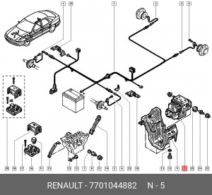 Гидроагрегат, тормозная система 7701044882 RENAULT