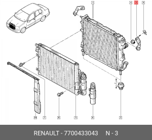 Деталь 7700433043 RENAULT