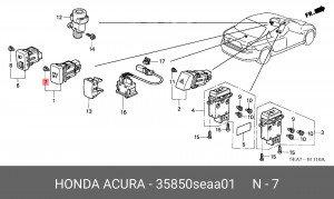 Лампа 35850SEAA01 HONDA