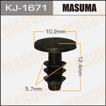 Клипса крепежная KJ1671 MASUMA