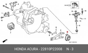 Выжимной подшипник 22810P22008 HONDA