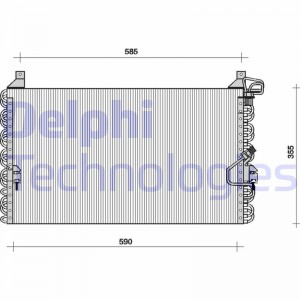 Конденсатор, кондиционер TSP0225044 DELPHI