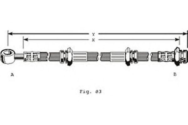 Тормозной шланг 9004171 GIRLING