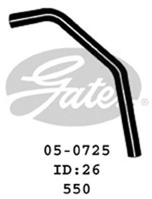 Шланг радиатора 050725 GATES