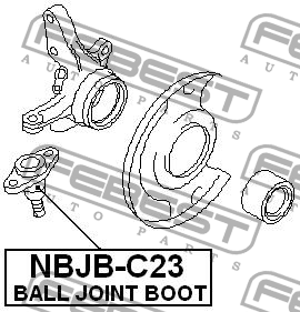 Опора шаровая подвески NBJB-C23 FEBEST
