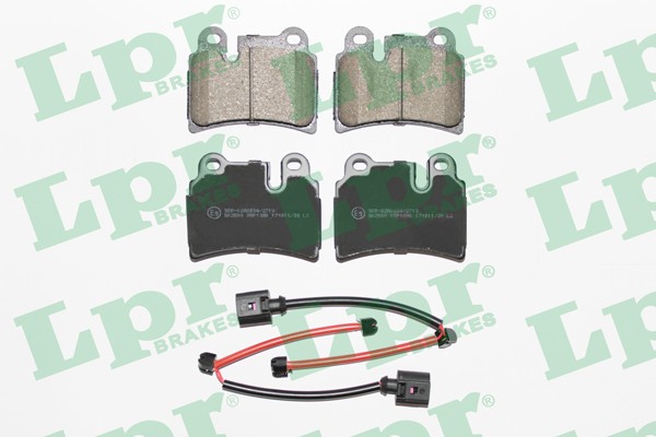 Колодки тормозные дисковые 05P1380 LPR