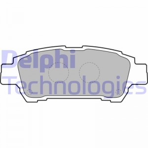 Комплект тормозных колодок, диско LP1710 DELPHI