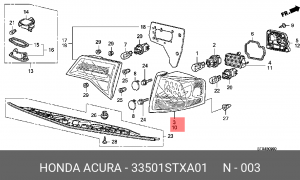 Деталь 33501STXA01 HONDA