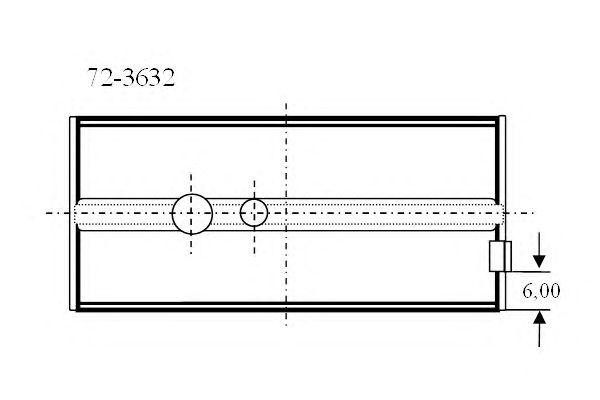 Подшипник 72-3632 GLYCO