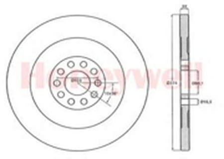 Тормозной диск 567805B BENDIX JURID