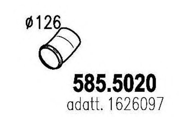 Выпускной трубопровод 5855020 ASSO