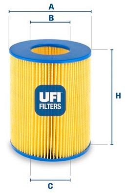 Воздушный фильтр 27.355.00 UFI