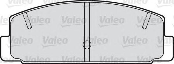 Комплект тормозных колодок, диско 598780 VALEO PHC