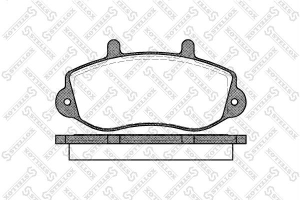 Колодки тормозные дисковые 688-000-SX STELLOX