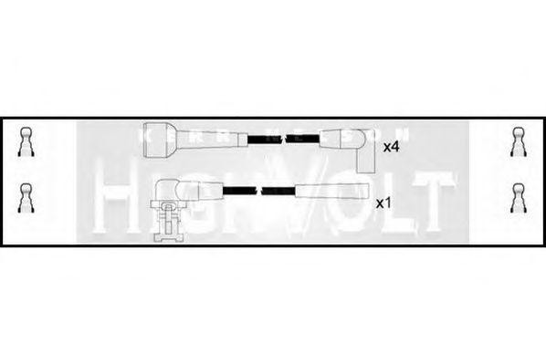 Ккомплект проводов зажигания OEF099 STANDARD