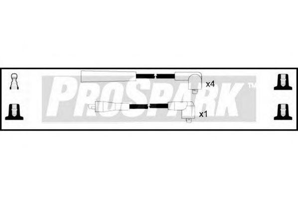 Ккомплект проводов зажигания OES336 STANDARD