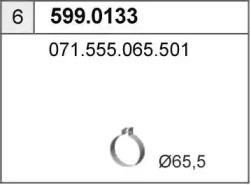 Монтажный комплект, глушитель 5990133 ASSO