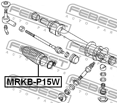 Пыльник рулевой рейки MRKB-P15W FEBEST