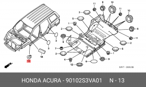 Деталь 90102S3VA01 HONDA