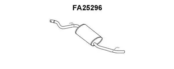 Глушитель выхлопных газов конечный FA25296 VENEPORTE