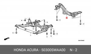 Деталь 50300SWAA00 HONDA