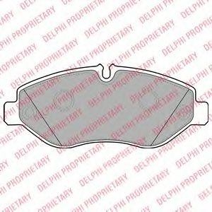 Колодки тормозные дисковые LP2039 DELPHI