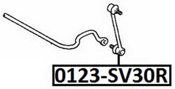 Стойка стабилизатора 0123SV30R ASVA
