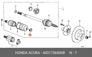 Деталь 44317568008 HONDA