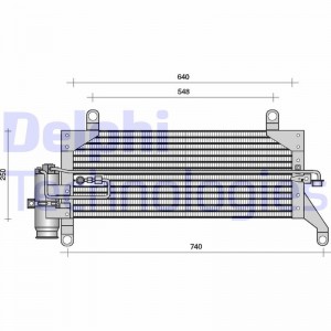 Конденсатор, кондиционер TSP0225004 DELPHI