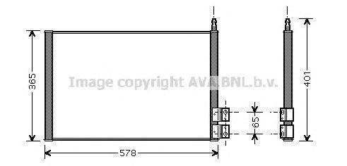 Радиатор кондиционера FD5328 AVA