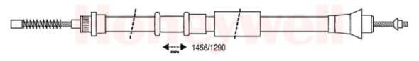 Трос, стояночная тормозная система 432645B BENDIX JURID